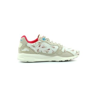 Mode Le Coq Sportif Lcs R900 W Bird Of Paradise Marshmallow - Chaussures Baskets Basses Femme